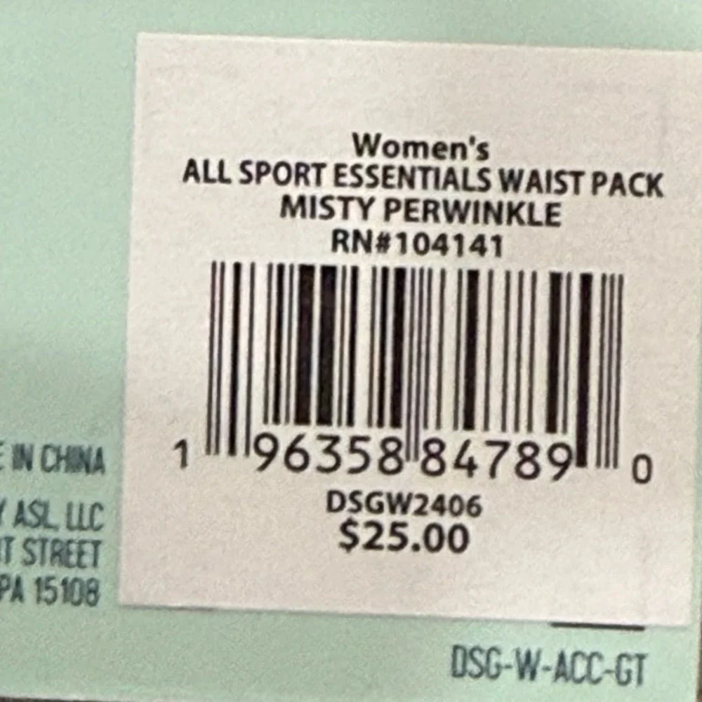 DSG All Sports Essentials‎ Waist Pack Misty Pink NWT